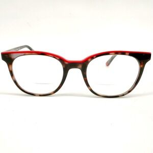 Scott Harris Eyeglasses Womens Cateye Tortoise Demi Red SH-622 C3 Europa